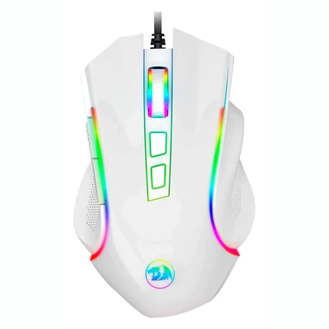 MOUSE GAMER REDRAGON GRIFFIN M607 BLANCO – PRECISIÓN Y ESTILO PARA GANAR