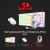 Imagen de REDRAGON COMBO TECLADO, MOUSE Y AURICULARES S129W 3 EN 1 RGB SWITCH RED USB CABLE WHITES BLANCO 129W