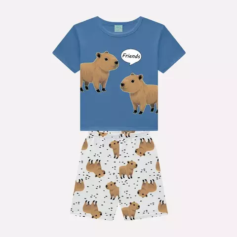 Pijama Infantil Menino Capivaras Kyly