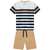 Conjunto Milon Listrado Bege - comprar online