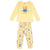 Pijama Moletom Flanelado Amarelo Gatinha Aquarela - comprar online