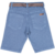Bermuda Mania Kids Azul Com Cinto - comprar online