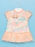 Vestido Petit Cherie Salmão Ursinha
