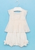 Conjunto Petit Cherie Branco com Dourado