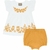 Conjunto Milon Batinha Shorts Poá Amarelo