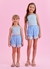 Conjunto Petit Cherie Azul Bordado