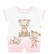 Macaquinho Anjos Baby Ursa Rosa