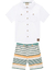 Conjunto Milon Branco/Verde