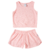 Conjunto TipTop Atoalhado Praia Kids Rosa