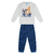 Pijama Kyly Em Malha Safari Azul