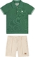 Conjunto Charpey Verde Com Pólo