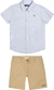 Conjunto Charpey Camisa em Tricoline Bermuda Em Sarja - comprar online