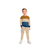 Conjunto de Moleton Milon Masculino Caqui/Creme/Azul Queimado