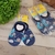 Meia Sapatinho Puket Pinguim Azul