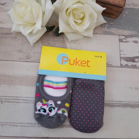 Meia Sapatilha Puket Pansocks Unicórnio