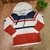 Camiseta Malha Trico Off White/Marinho