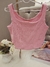 Cropped Petit Cherie Rosa ao estilo corset canelado - comprar online