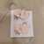 Par de Laço Minimalista Flores Com Velcro