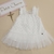 Vestido Petit Cherie Tule Branco Com Strass