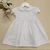 Vestido Batizado Sylvaz Bordado Com Pérolas Na Cintura