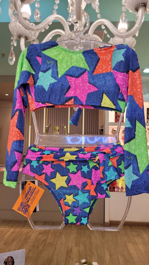 Biquini Siri Kids Com Top Star Jeans