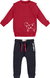 Conjunto Charpey Baby Moleton Vermelho