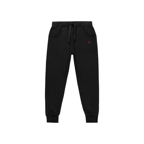 Calça Charpey em moletom felpado Preto