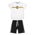 Conjunto Charpey Camiseta e bermuda Moletinho