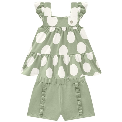 Conjunto Femino Milon Verde Poa