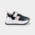 Tênis Infantil Bibi com Rodinhas Skatenis Azul Marinho com Rosa