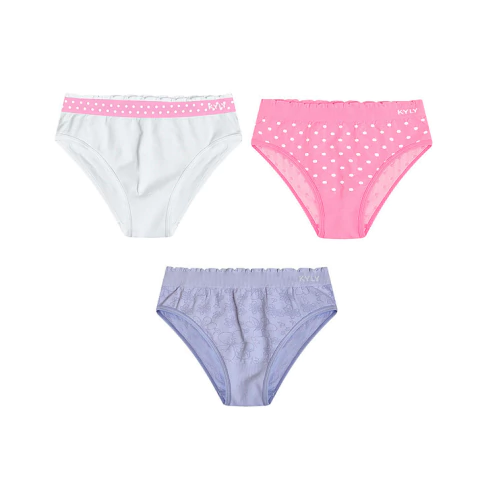 Kit Calcinha Kyly Sem Costura 3 Unidades