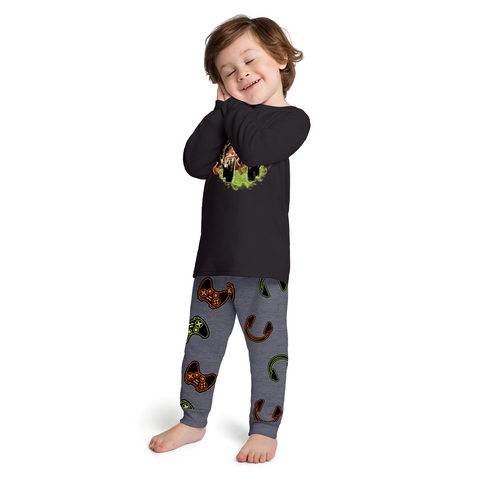 Pijama Em Malha Kyly Brilha No Escuro Game