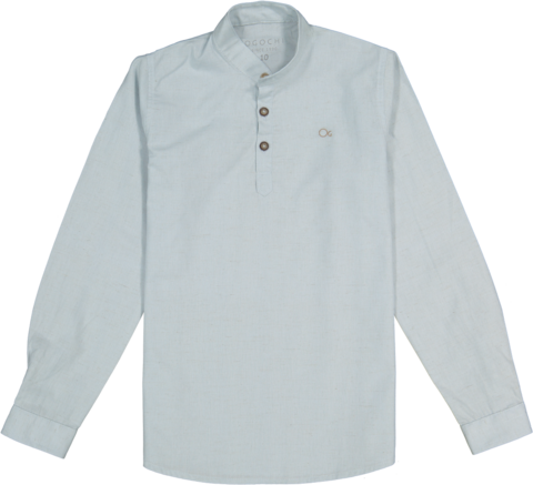 Bata Ogochi Azul Oceano Em Linho