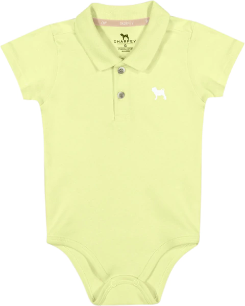 Body Charpey Em Suedine Verde Cítrico