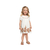 Vestido Milon Off White Florido