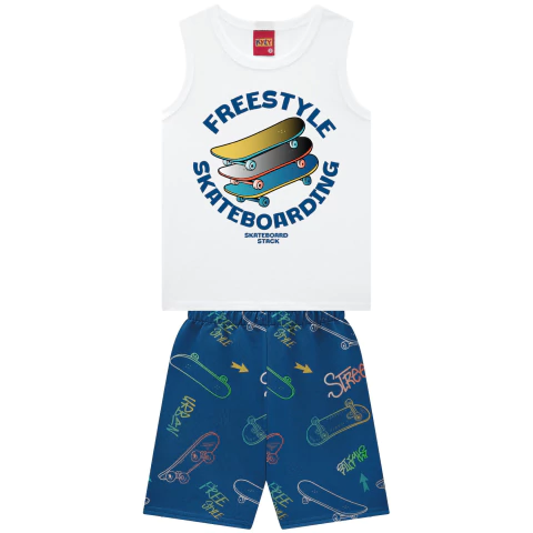 Conjunto Masculino Kyly Azul Regata