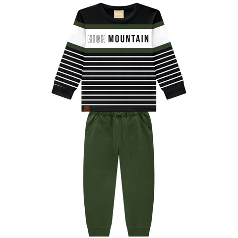 Conjunto Inverno Masculino Milon Verde