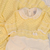 Saída De Maternidade Amarelo E Branco De Tricot e Malha Beth Baby na internet