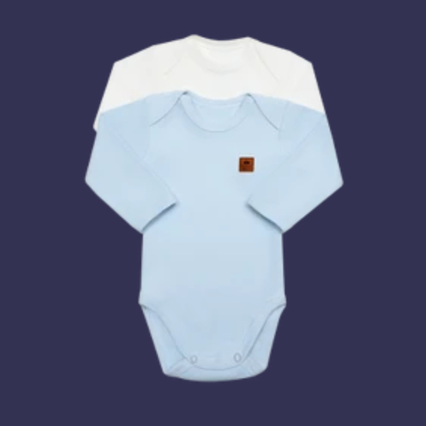 Kit 2 Body Baby Best Algodão Egípcio