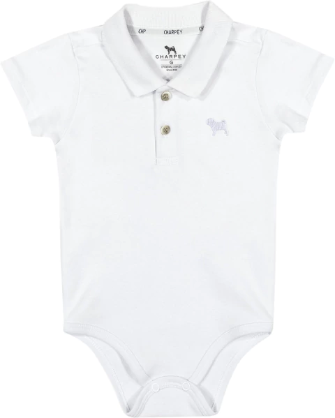 Body Charpey Em Suedine Branco