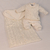Saída De Maternidade Off White De Tricot e Malha Beth Baby