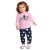 Conjunto Moleton Rosa Coelhinho