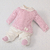 Macacão Tricot Rosa Beth Bebê