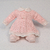 Macacão Tricot Rosa Suedine Beth Bebê