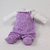 Jardineira Tricot Lilás Beth Bebê