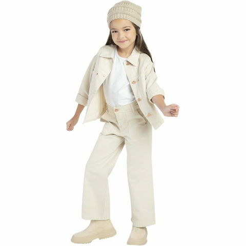 Jaqueta De Sarja Mania Kids Cru