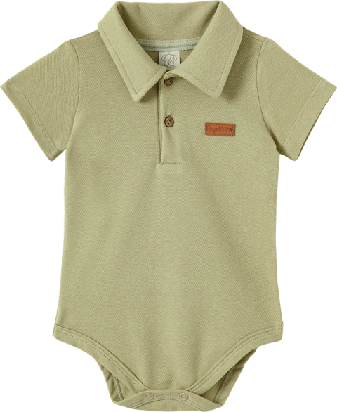 Body Polo Verde Pingo Lele