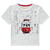 Conjunto Milon Masculino Com Bermuda Vermelha em Moletinho Camiseta em Malha - comprar online