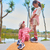 Tênis Infantil Bibi com Rodinhas Skatenis Azul Marinho com Rosa - comprar online