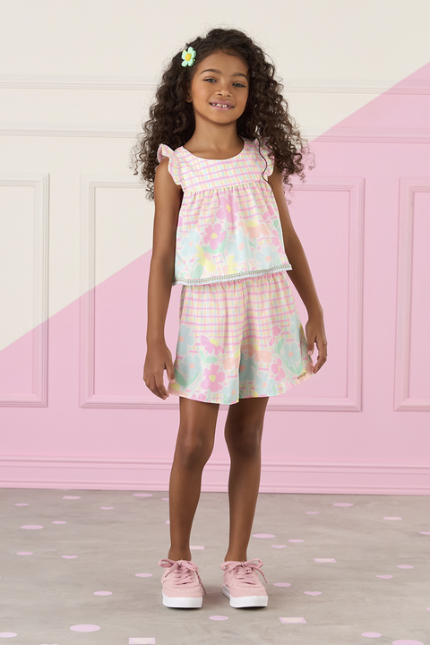 Conjunto Mon Sucre Vichy Colors